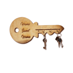 ‘Wooden keyholder